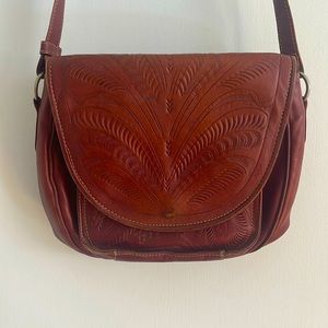 Leather satchel